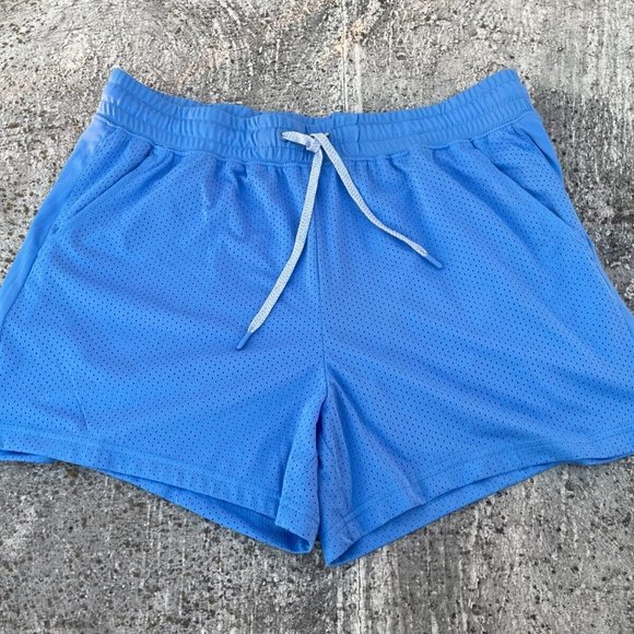 Athletic Works Women Shorts Sport Athletic Blue Shorts Size L 12-14 - Picture 2 of 6